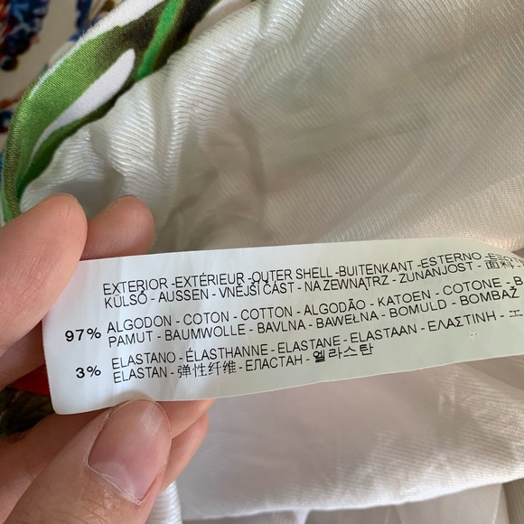 Zara cotton floral fit and flare dress - Picture 9 of 10